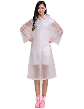 ColorRain Umwelt-freundliche EVA Frauen Mode Lässige Regenmantel