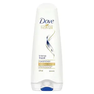 Dove Intense Repair Conditioner 175 ml, With Keratin Actives to Smoothen Dry and Frizzy Hair - Deep Conditions Damaged Hair for Men & Women
