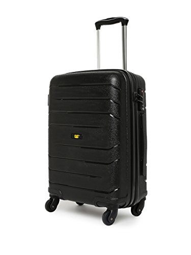 CAT Crosscheck Polypropylene 56 cms Black Hardsided Cabin Luggage (83546-01)
