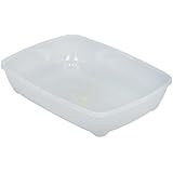 XXL Katzentoilette Schalentoilette 57 cm transparent