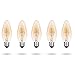 Produktbild XQ-LITE Lot de 5 ampoules filament LED E27 bougie 2,5 W équivalence 15 W XQ1705