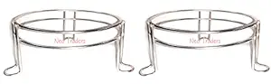 Neo Traders Steel Gamla and Matka Stand, Plant Pot/Water Pot Holder
