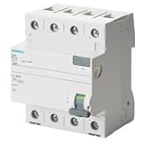  Siemens 5SM3646-0 - Interruptor diferencial 70 clase-ac 4 módulos 4 polos 63a 300ma