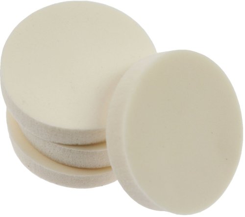 Badgequo Body Collection 4 White Round Cosmetic Sponges