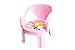 Toddlers Plastic Dining Chair With Cushion (Pink)