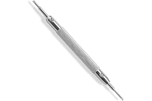 kinoco Watch Band Spring Bar Tool, Double-Ended Stainless Steel, Professional Strap Link Pin Remover, Silver