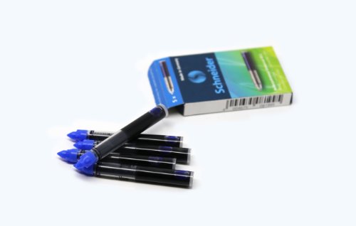Schneider 185203 Rollerpatrone 852 (M, Tinte löschbar, Free Ink System Tintenspeicher-Technik) 5er Schachtel königsblau - 3