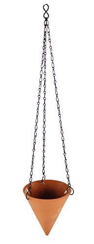 Terracotta Blumenampel mittel Ø 15cm - 2