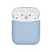 Produktbild Colorful Für AirPods Tasche Silikonhülle, Schlank und Leicht Hülle Stoßfeste Schutzhülle für Apple AirPods Aufladen Case (Blau)