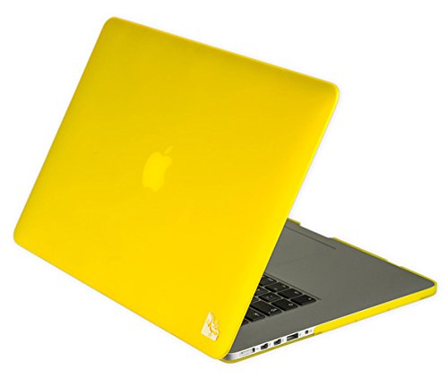 Gecko Macbook Pro Retina 13" Clip On Case - Gelb - trendige Farben / perfekter Schutz in der Farbe gelb / yellow geeignet für MacBook Pro Retina 13,3" (Typ A1425 und A1502 (2013))