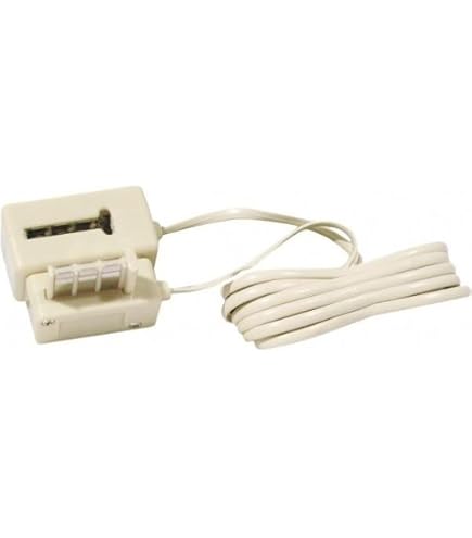 Waytex Rallonge Téléphonique 10m - Mâle/Femelle - Prise France Télécom - Beige - Pour Déporter Ligne Fixe