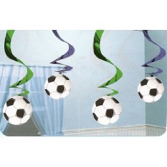 Hängedekoration Spirale Fußball