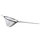 Profesionales y precisos, este cónico tamiz de acero inoxidable con un cuenco de malla fina es perfecto para un sifing diario controlado.