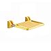 Produktbild FKYGDQ Badklappsitz, Duschhocker, Wandhocker, Duschwandhocker, Alter Rutschfester Sitz Armlehne (Color : Yellow)
