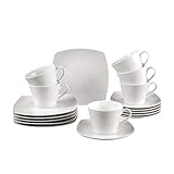 kaffeeservice fiore 18-teilig Lieferumfang: 1x Vivo by Villeroy & Boch Simply Fresh Kaffeeservice 18-teilig, Material: Premium Porzellan, Farbe: Weiß