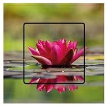 Sticker Nénuphar Autocollant Pour Interrupteur | Déco Murale Résistante | 80x80 Mm | Livraison Rapide