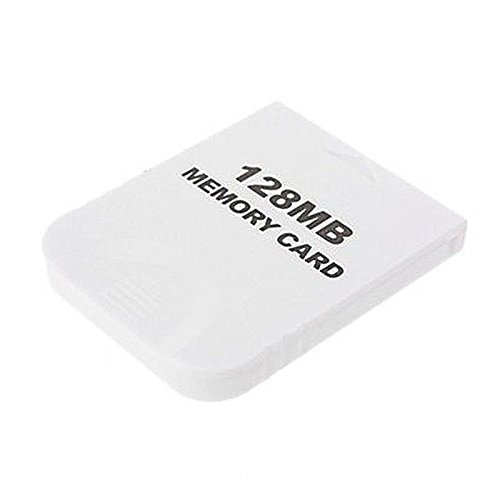 Speicherkarte - TOOGOO(R)128MB Speicherkarte Memory Card fuer Wii Gamecube GC Spiel Weiss