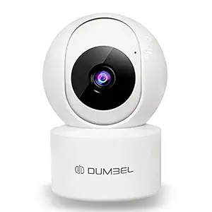 DUMBEL CareCam 360 Smart Pan Tilt Home Office WiFi Wireless Indoor Security 360 2Mp Camera | Night Vision | Up to 128 Gb Microsd Card Slot | Motion Detection