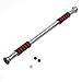 Price comparison product image Door Chin Up Bar Portable Home Gym Doorway Pull-Up Bar with Comfortable Grips Adjustable Length Exercise Workout Fitness Tool - Red