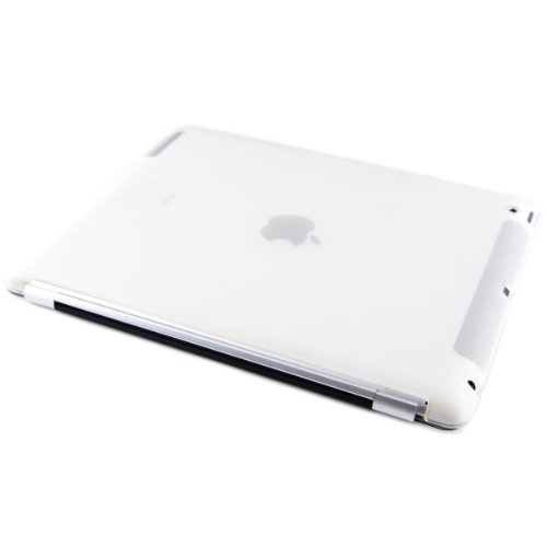 kwmobile Hülle für Apple iPad 2 / 3 / 4 – Smartcover Kompatibles Backcover Case Tablet Schutzhülle TPU Silikon – Tabletcase Cover Weiß - 3