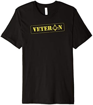 Masonic Shirts & Freemason Lodge MerchMasonic T Shirt Military Veteran Freemason Square & Compass T-Shirt