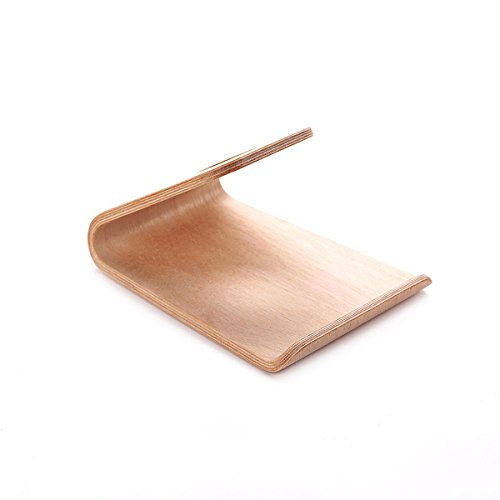 Handy halter Ständer Universal Holz Tischplattenstandplatz-Dock-Station-Halter-Haltewinkel für Handy (white 2) - 2