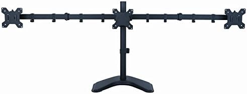 Monitor bracket for three monitors with pedestal for LG 22" 22EB23TM