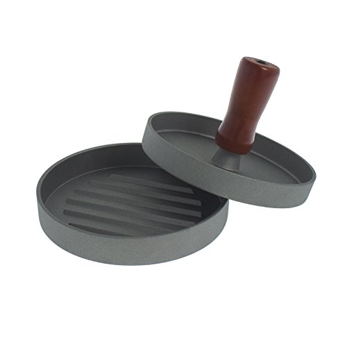 Smartfox Burgerpresse Hamburgerpresse Burger Patty Maker Presse, Antihaft-Beschichtung, aus Aluminium