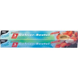 Preisvergleich Produktbild Papstar Gefrierbeutel 270x280mm 3 Liter wiederverschließbar VE=15 Stück