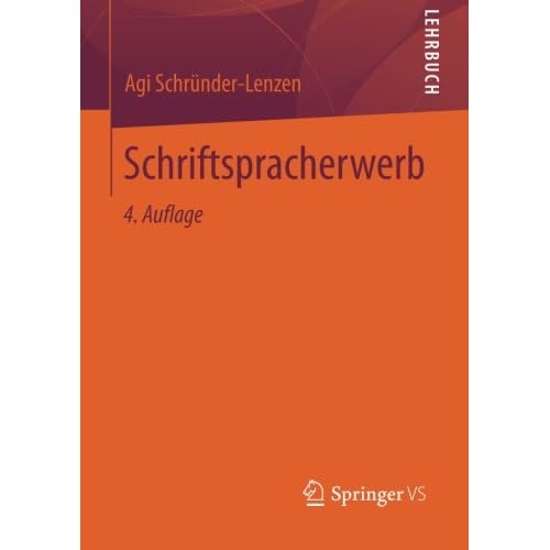 Schriftspracherwerb (German Edition) Schriftspracherwerb (German Edition)