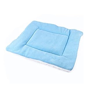 qingsb Perro Gato Cachorro Lavable cálido Esponjoso Polar Mascota Alfombra Jaula Jaula cojín Mascota