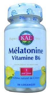 Kal Mélatonine Vitamine B6 60 Losanges