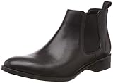 Echtes Leder Clarks Damen Netley Ella Stiefeletten, Schwarz (Black Leather), 37 EU