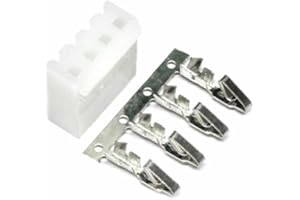 ‎WITTKOWARE WITTKOWARE CG Series Female Header with Crimp Contacts Straight Pitch 3.96mm 4 Pin Pack of 10