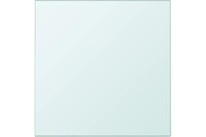 homiuse Superficie de Mesa Vidrio Templado Transparente 40x40 cm Tablero para Escritorio Es Ideal para Mesas De Comedor Mesas De Centro Mesas De Jardín Alta Dureza Seguro Y Duradero