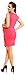 Zeta Ville Women's Maternity Jersey V-neckline Nursing Pleated Dress - 045c (Fuchsia, 12)