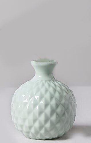 JRFBA Nordic Creative Fashion Modern Minimalist Desktop Hydroponic Small Vase Decoration Decoration Ceramic Dry Flower,B