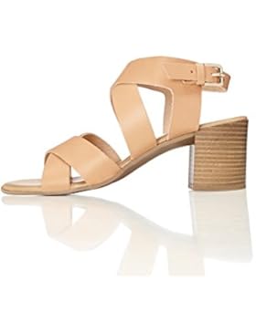 FIND Damen Sandalen mit Lederriemen