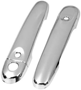 PSgiveU CH-01-0076 Exterior Mirror Chrome Side Door Handle Covers Trims Moulding