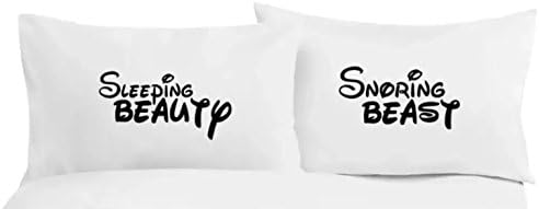 Sleeping Beauty &amp; Snoring Beast Pillowcases