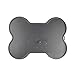 Produktbild LQSJB Pet Tischset Knochenform, Ungiftig Wasserdicht rutschfeste Natürliche Silikon Pet Feeding Pad (Grau)