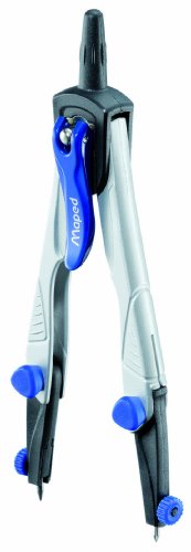 Maped Technic Compact - Comp  s con accesorios intercambiables  estuche con 5 piezas 