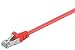 Produktbild Netzwerkkabel CAT 5e - SF/UTP Patchkabe, Farbe: Rot 0,5m