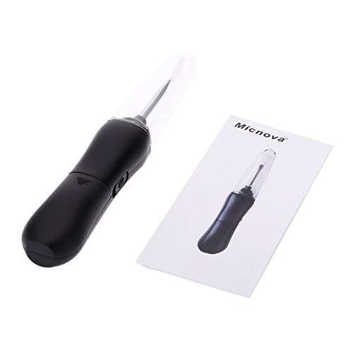 Micnova MQ-MB100 capteur statique aspirateur brosse avec 4 Super Bright LED Lens stylo de nettoyage pour Canon Nikon Sony Pentax reflex num  riques