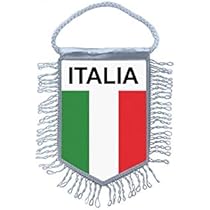 Fanion Mini Drapeau Pays Voiture Decoration Souvenir Blason Italie Liguria Fruug