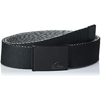 Quiksilver The Jam, Cinturón para Niños, Negro (Black KVJ0), One Size (Tamaño del Fabricante:Única)