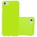 Produktbild Cadorabo Hülle für Apple iPhone 7 / iPhone 7S / iPhone 8 - Hülle in Jelly GRÜN – Handyhülle aus TPU Silikon im Jelly Design - Silikonhülle Schutzhülle Ultra Slim Soft Back Cover Case Bumper
