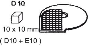 Preisvergleich Produktbild Neumärker Würfeleinsatz D 10 06-50756-25