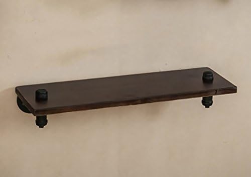 Floating Shelves Retro Shelf Plumbing Rack Kitchen Bracket Iron Pipe Plank LOFT Wall Decoration Industrial wall frame ( Size : 100*20CM )