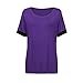 Cebbay Women Summer Fashion Casual Solid Short Sleeve O Neck Loose Fit Blouse Tops Tees t-Shirt for Sale